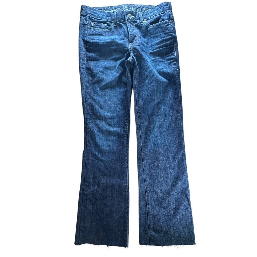 Calvin Klein Jeans Ultimate Bootcut Women's 27/4 Blue Low Rise Medium Wash